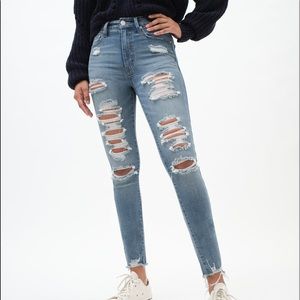 Aeropostale Super High Rise Ankle Jeggings